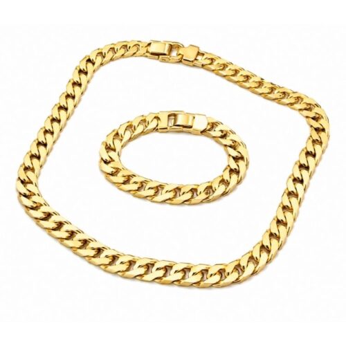 Cordão e Pulseira Cartier em Ouro 18K